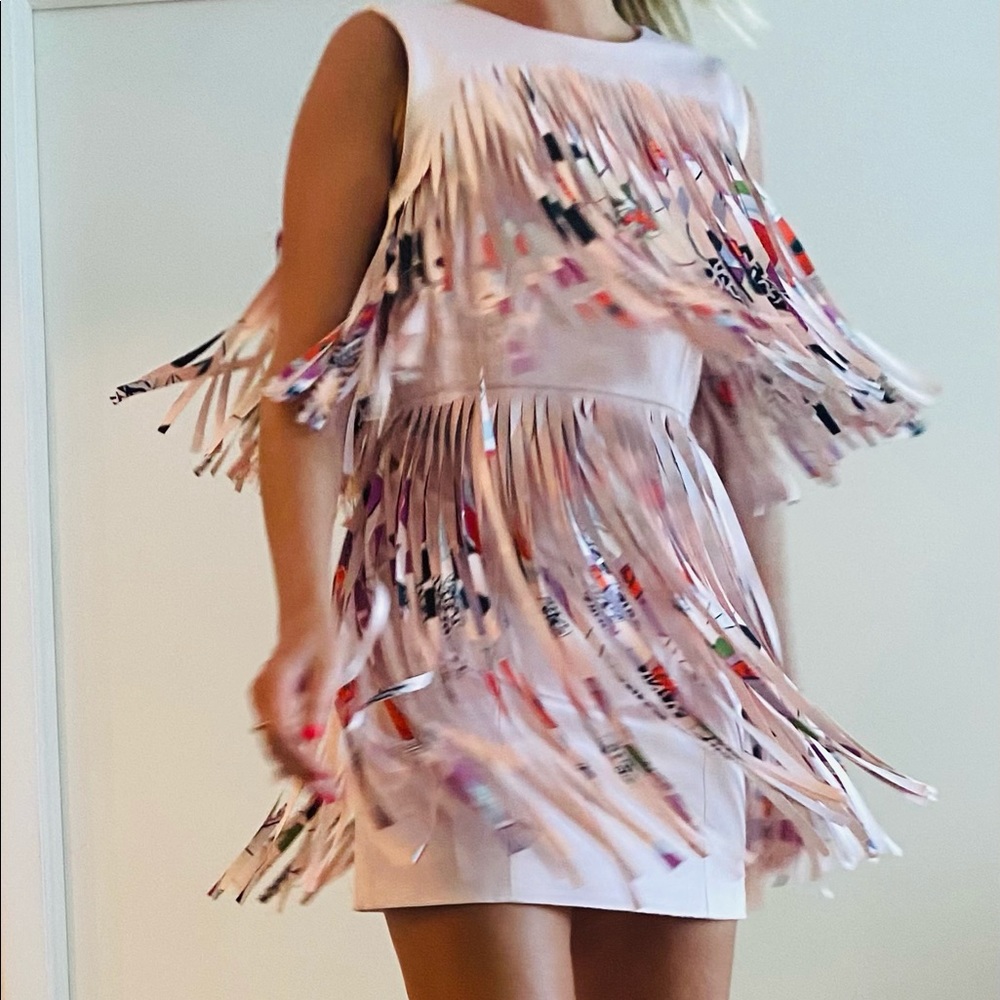 Alexis fringe dress